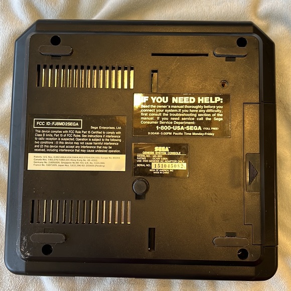 SEGA GENESIS. SEGA GENESIS GAME CONSOLE. ONE CONTROLLER. ADAPTERS. ONE GAME - Picture 7 of 9